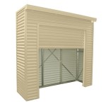 Spanbilt Smartlocker Lockaway 800 Colorbond 2.40m x 0.80m x 2.315m Medium Garden Sheds